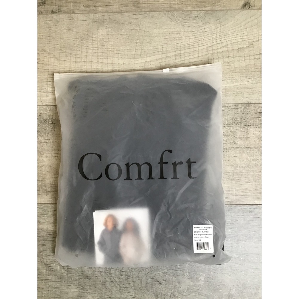 Comfrt Kids Onyx Black Long Sleeve Signature Hoodie Size XS NWT - Picture 11 of 11